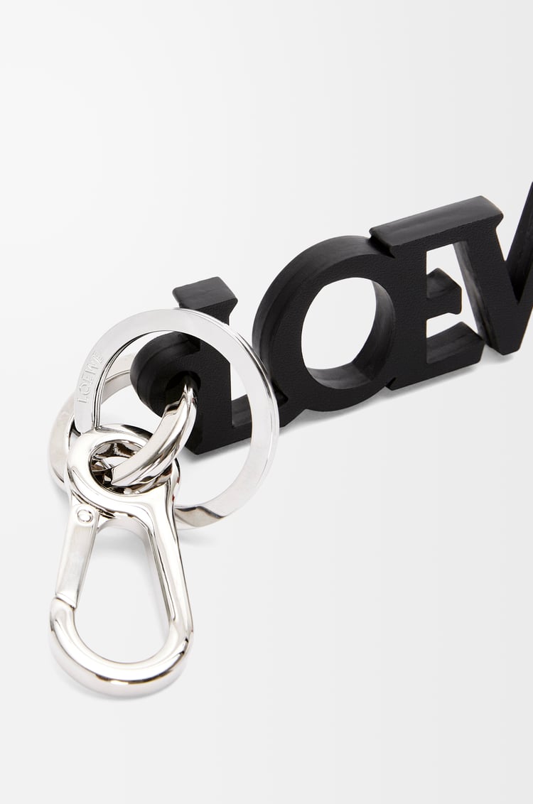 LOEWE LOEWE Signature charm in smooth calfskin Black
