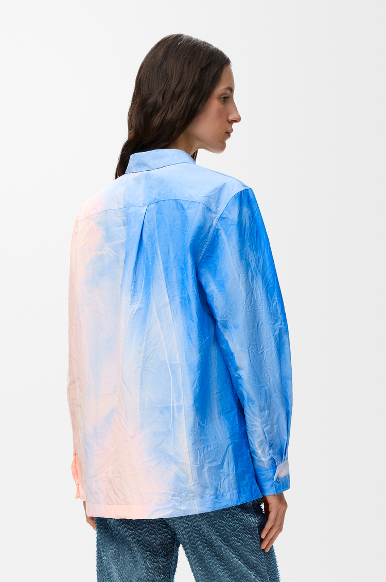 LOEWE Shirt in technical cotton Light Blue