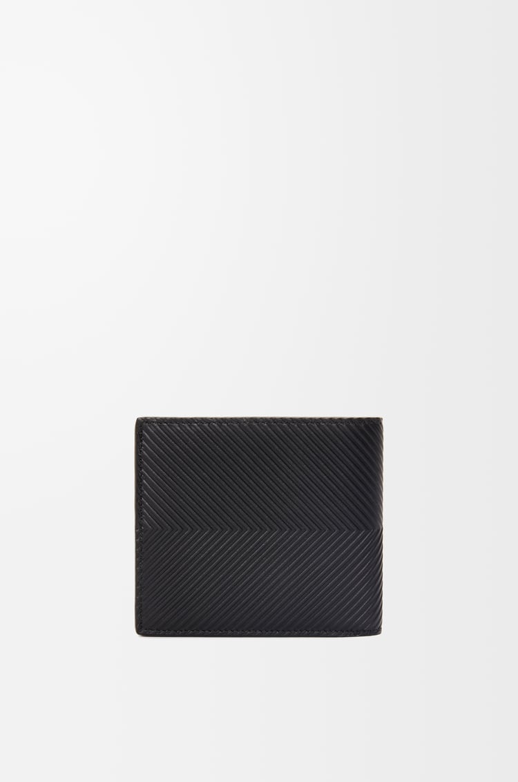 LOEWE Cartera con dos pliegues en piel de ternera Negro