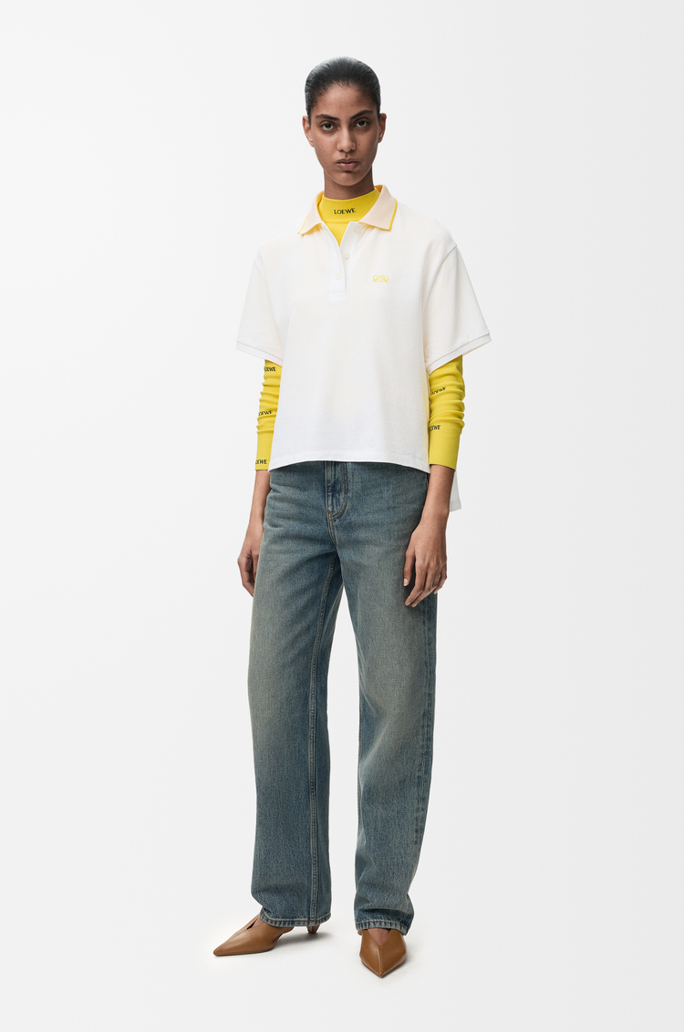 LOEWE Polo en algodón Blanco