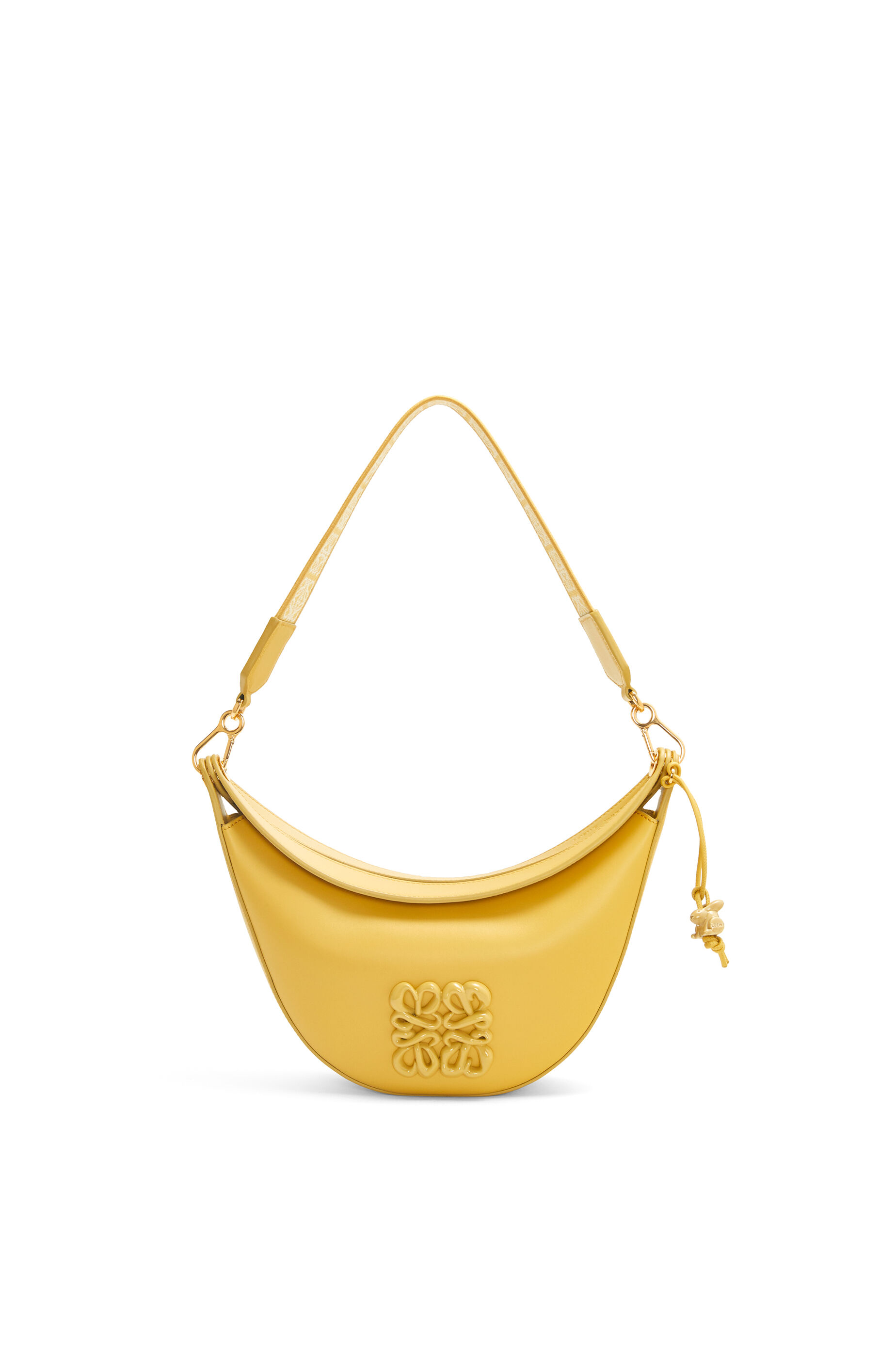 LOEWE Bolso LOEWE Luna peque&ntilde;o en piel de ternera satinada Amarillo P&aacute;lido