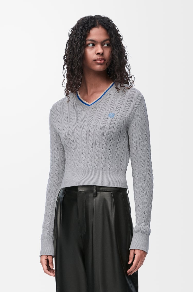 LOEWE Sweater in cotton Grey