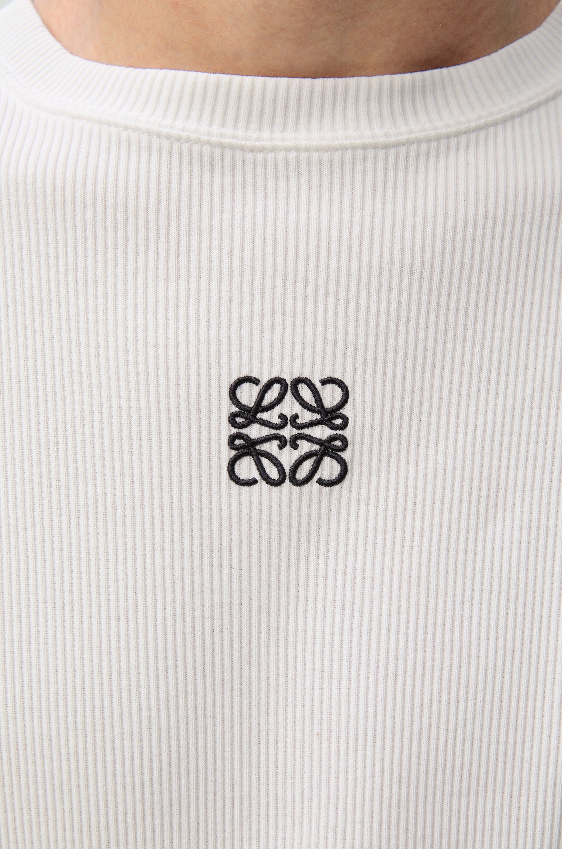 Oversized fit long sleeve T-shirt in cotton White - LOEWE