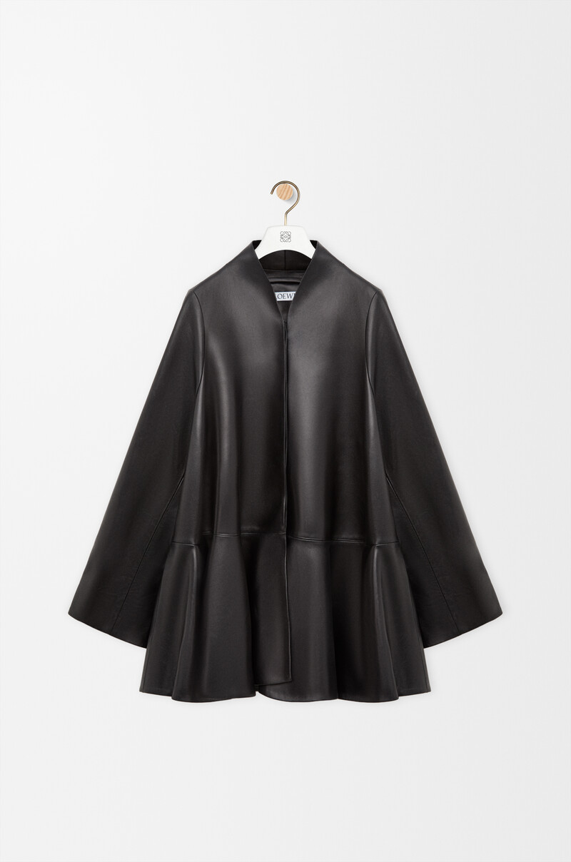 Short coat in nappa lambskin by LOEWE