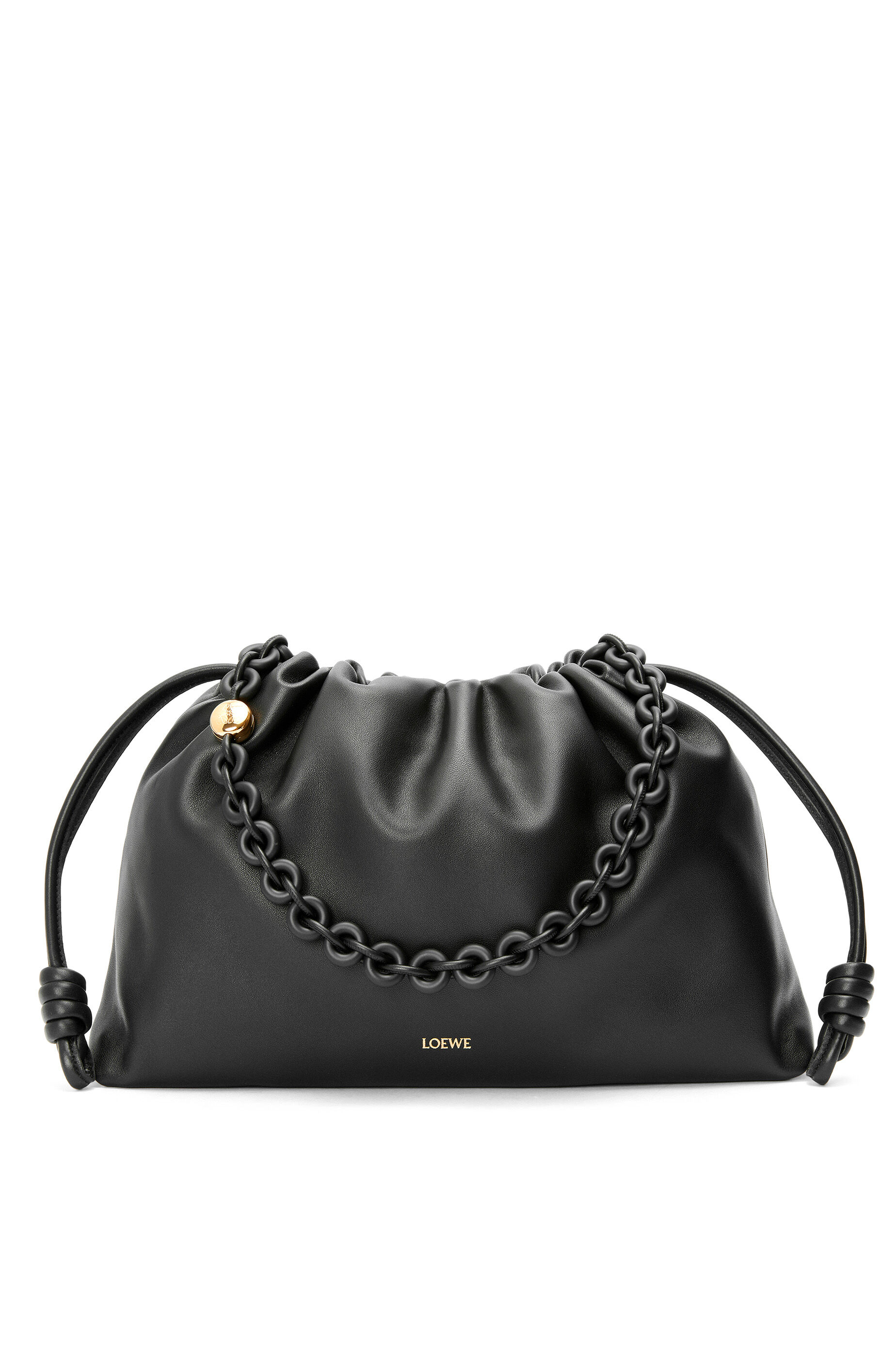 Bolso Flamenco Purse grande en piel napa de cordero