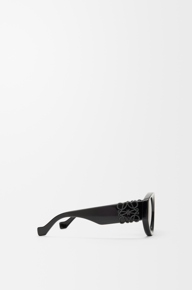 LOEWE Occhiali da sole a farfalla Anagram maxi Nero Nero