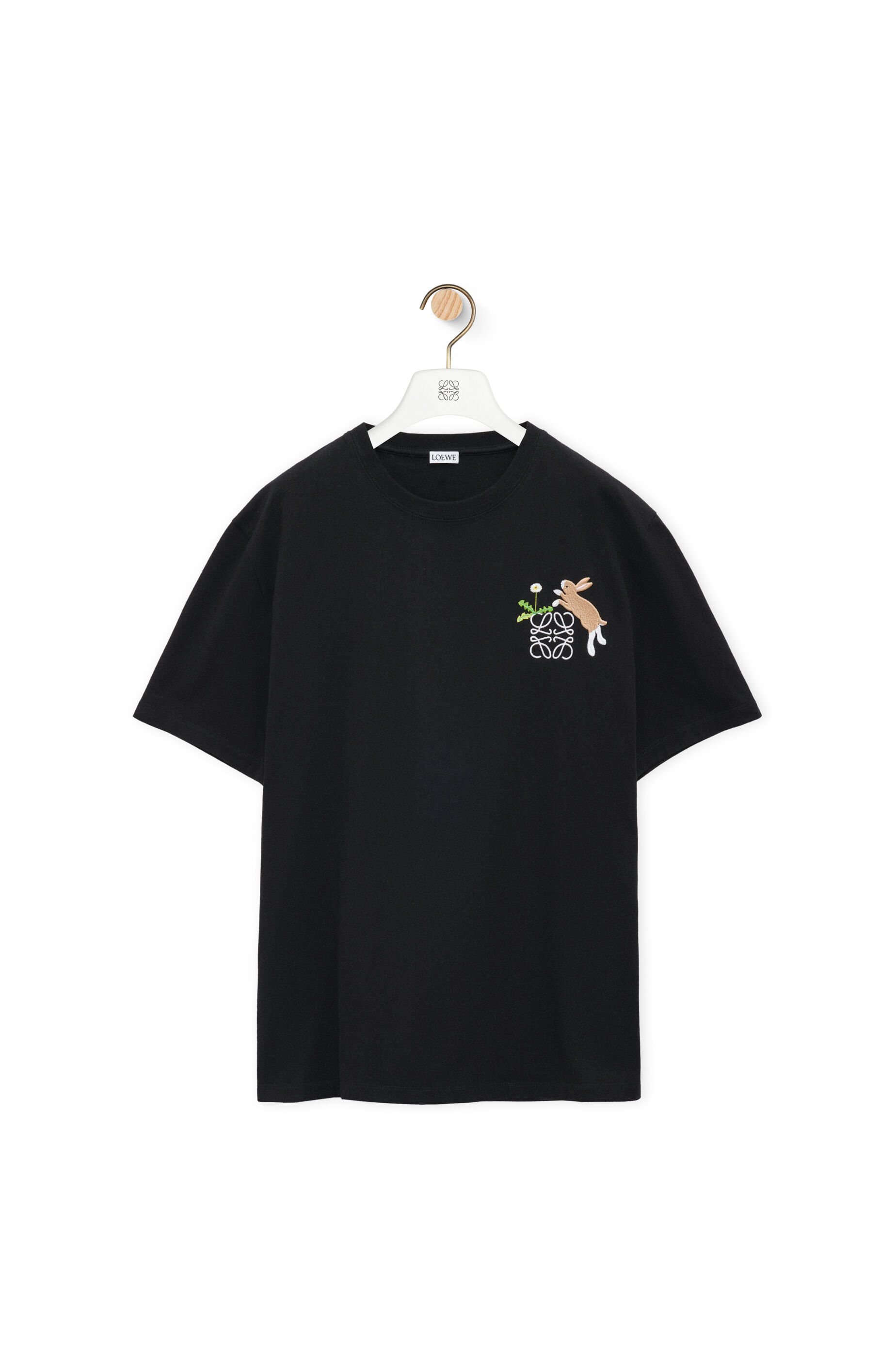 リラックスフィット Tシャツ（コットン） ブラック - LOEWE