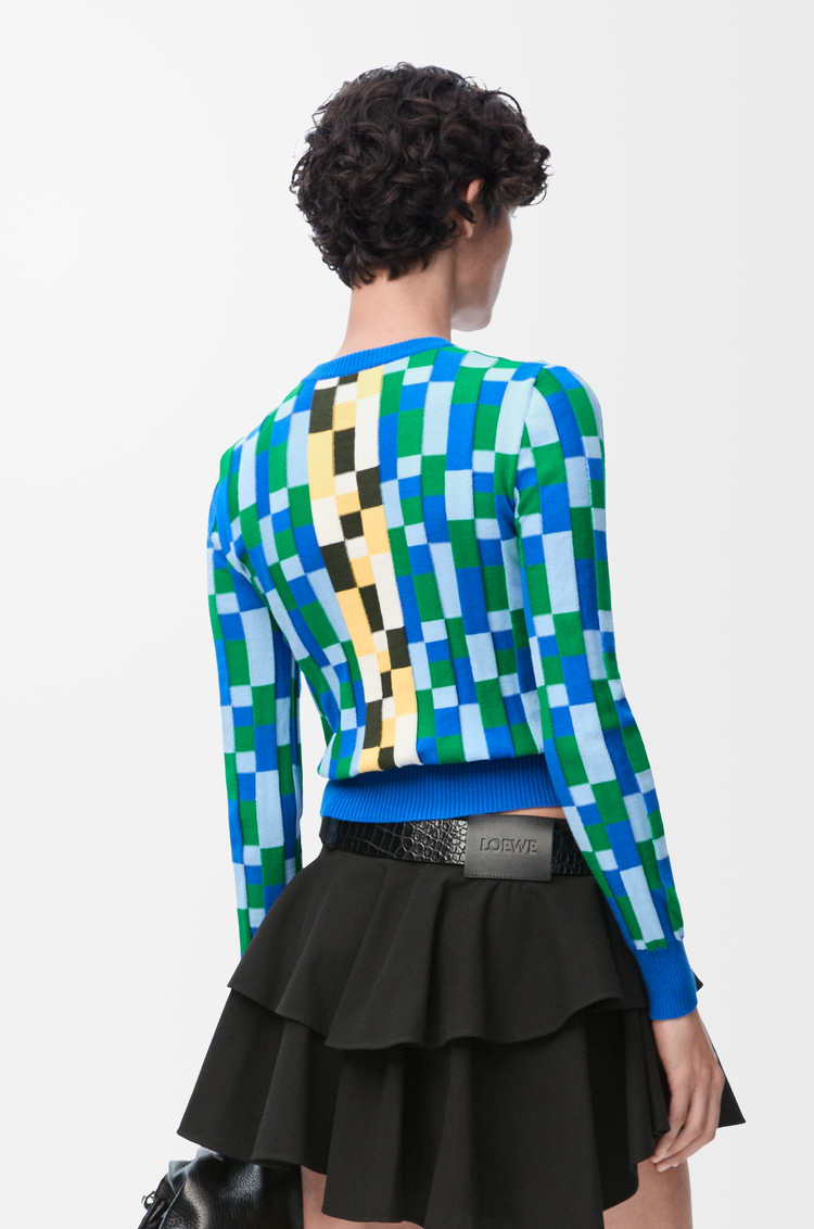 LOEWE Anagram sweater in cotton Multicolor