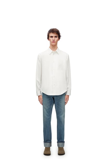 LOEWE Shirt in cotton 白色 plp_rd