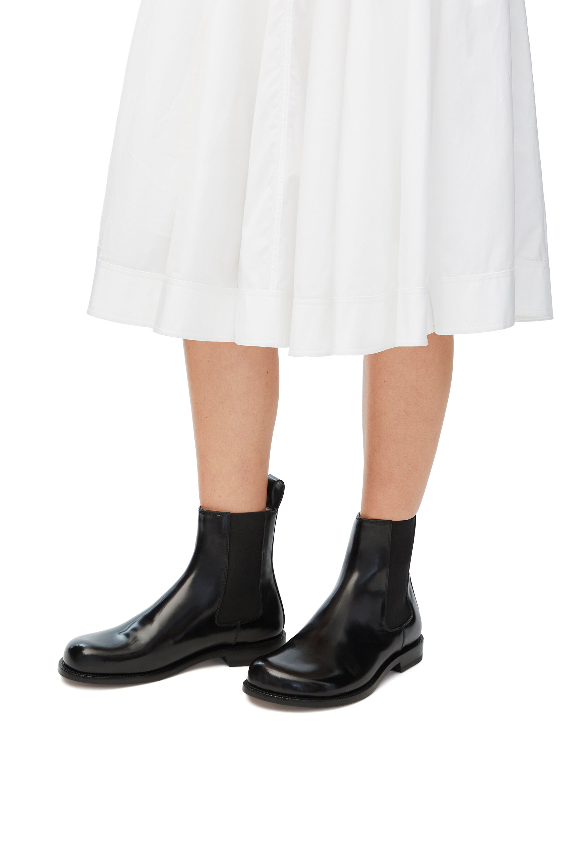 Campo Chelsea boot in calfskin Black LOEWE