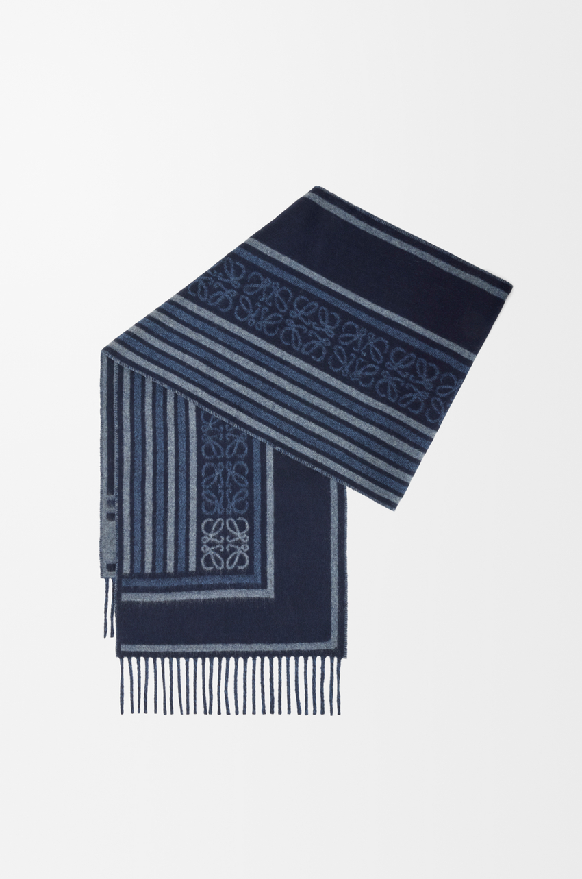Scarf in wool and cashmere