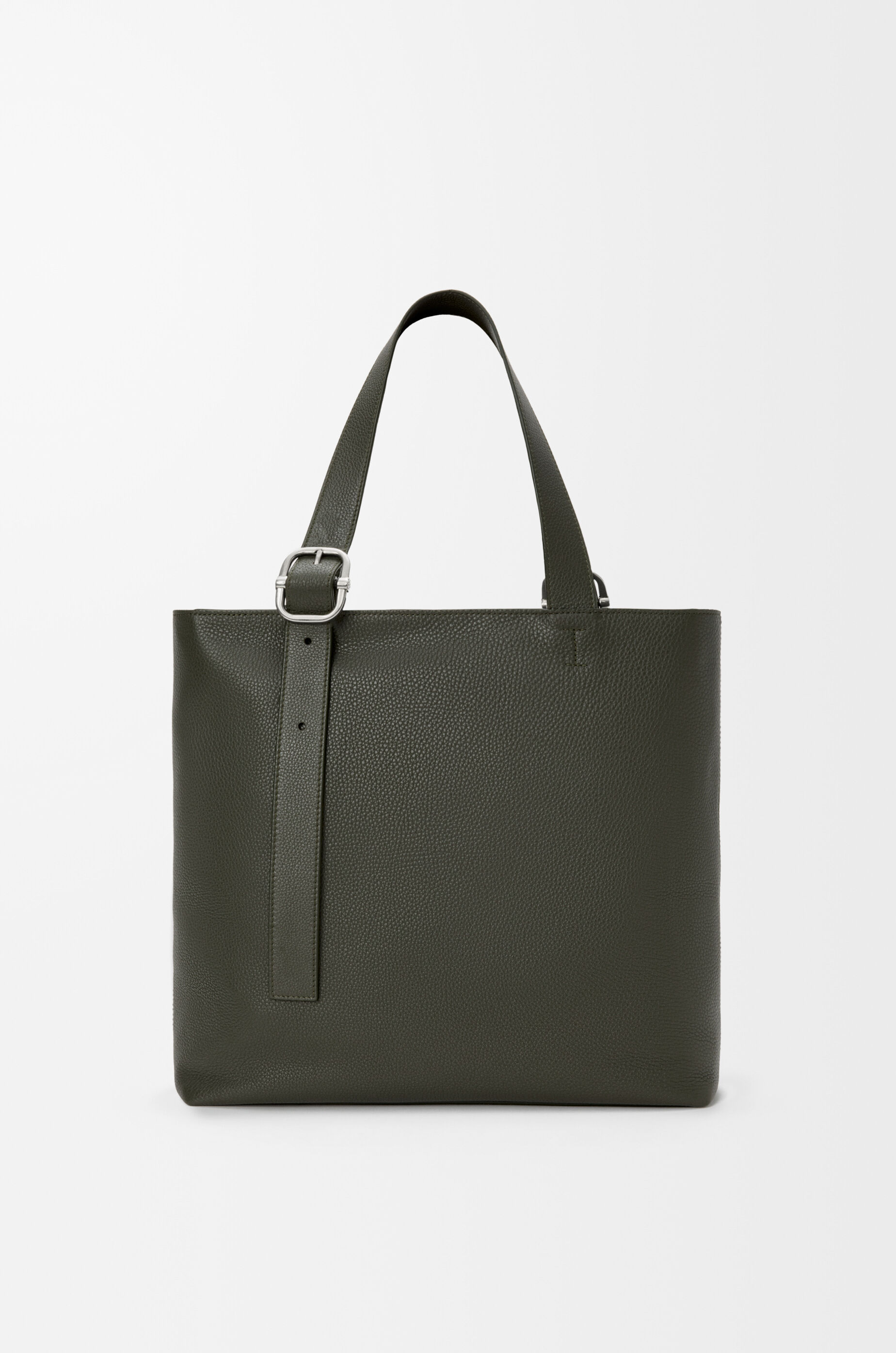 ループ ジップ トート（サプルグレインカーフ） グリーン - LOEWE