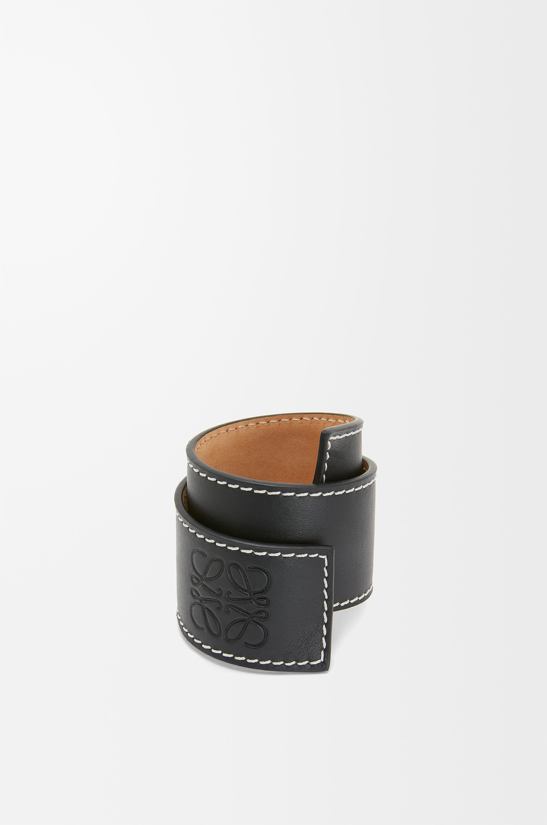 LOEWE - 【良】ロエベ LOEWE アナグラム バングル ブラウン レザー ブレスレットの通販 by spina'｜ロエベならラクマ