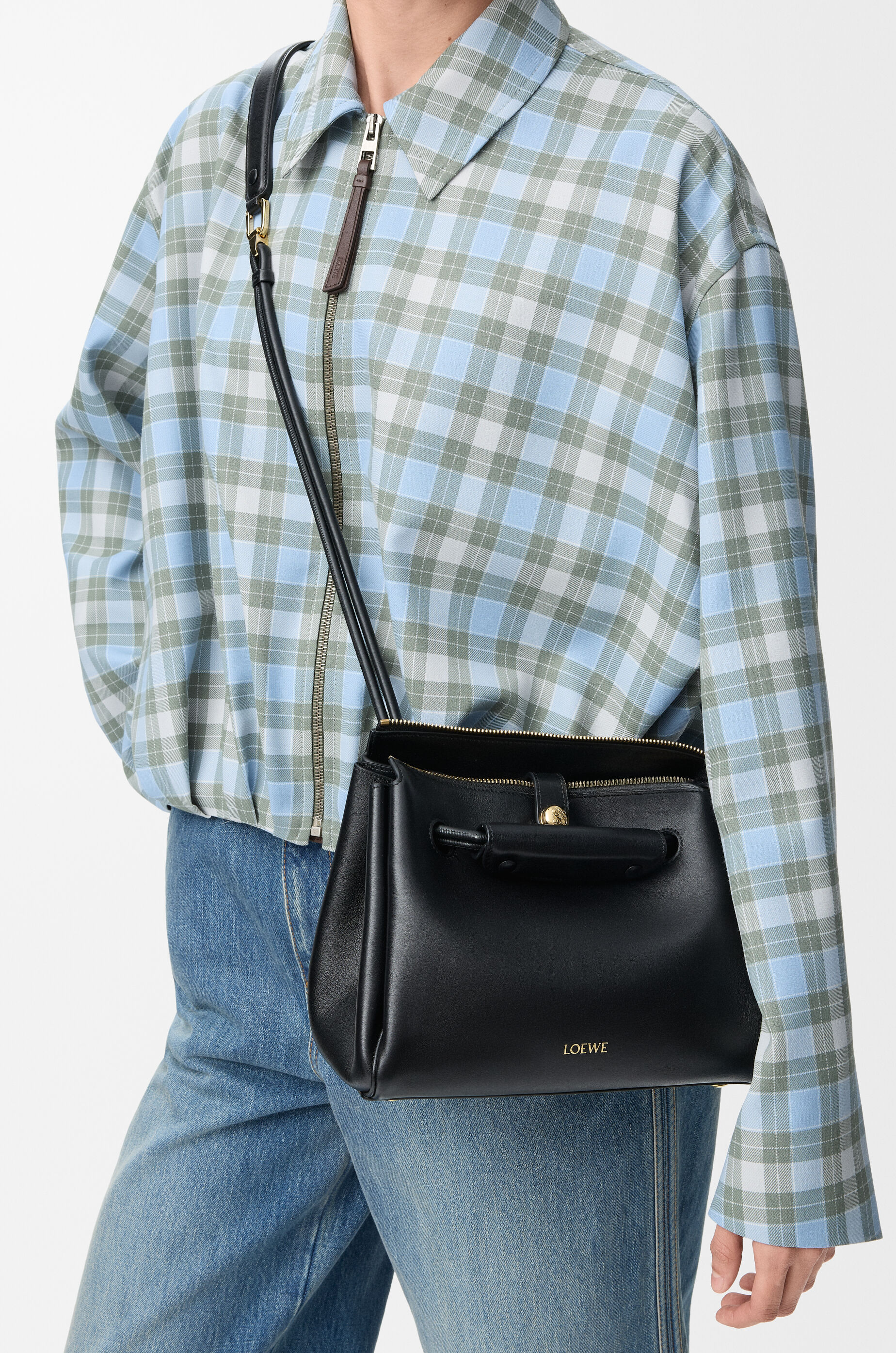 【LOEWE】ロエベ マドリード トートバッグ スモール マドリードバッグ スモール（サプルカーフ） ブラック - LOEWE