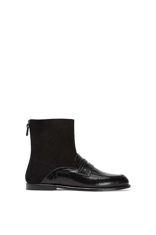 LOEWE SOCK BOOT LOAFER Black