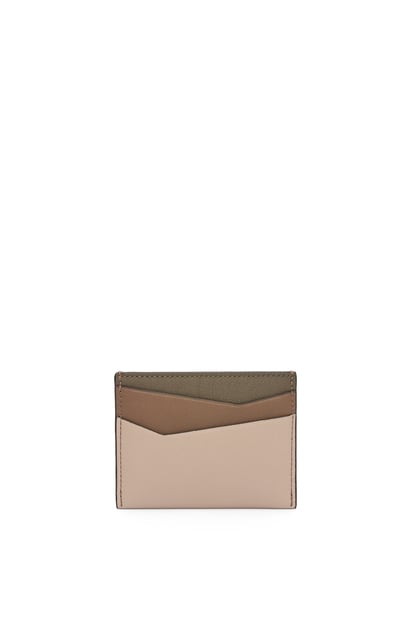 LOEWE Puzzle plain cardholder in classic calfskin Winter Brown/Sand plp_rd