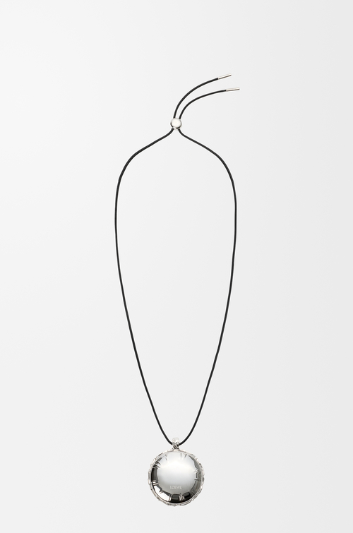 LOEWE Collar con diseño inflado Plateado/Dorado
