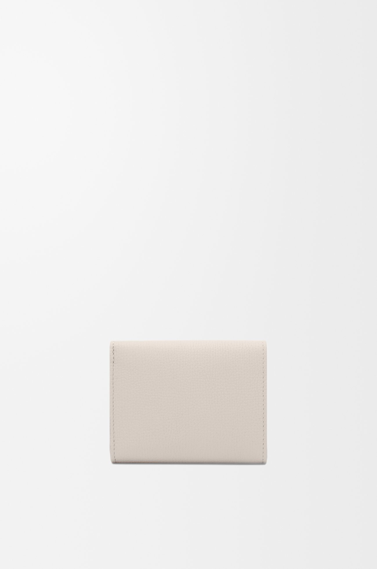LOEWE アナグラム トライフォールド ウォレット（ペブルグレインカーフ） ライトゴースト