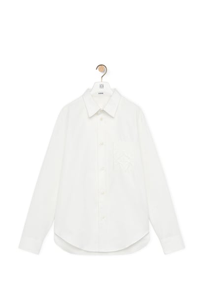LOEWE Camisa en algodón Blanco
