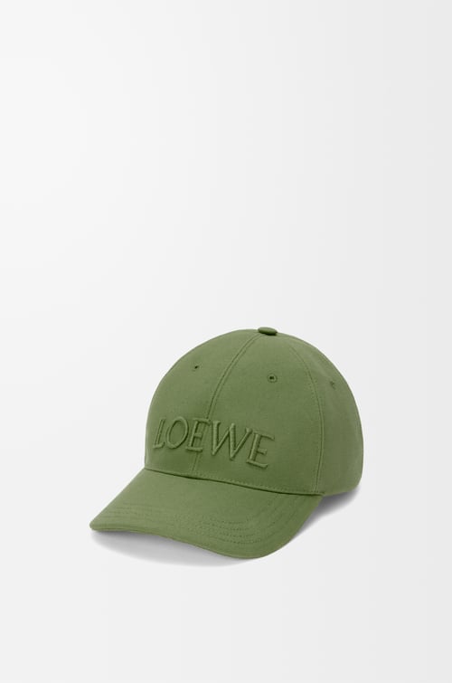 LOEWE LOEWE cap in canvas Sage Green