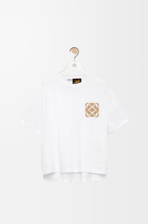 LOEWE Boxy fit T-shirt in cotton White plp_rd