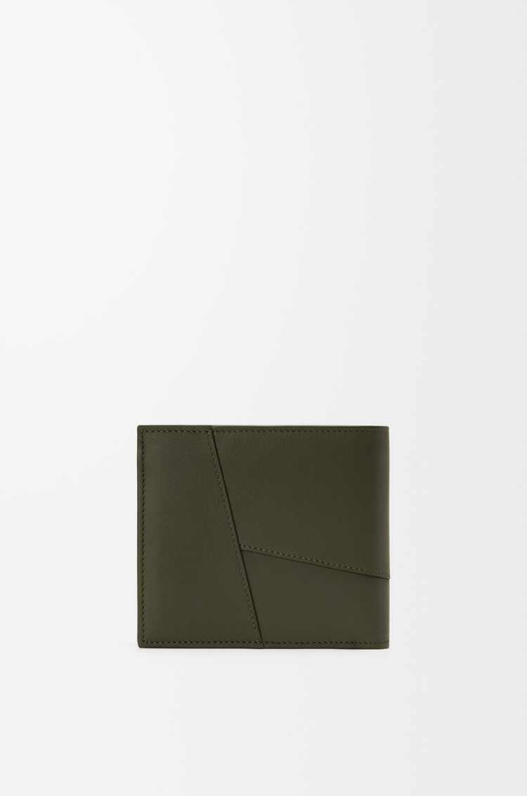 LOEWE パズル バイフォールド コインウォレット（クラシックカーフ） ダークカーキグリーン