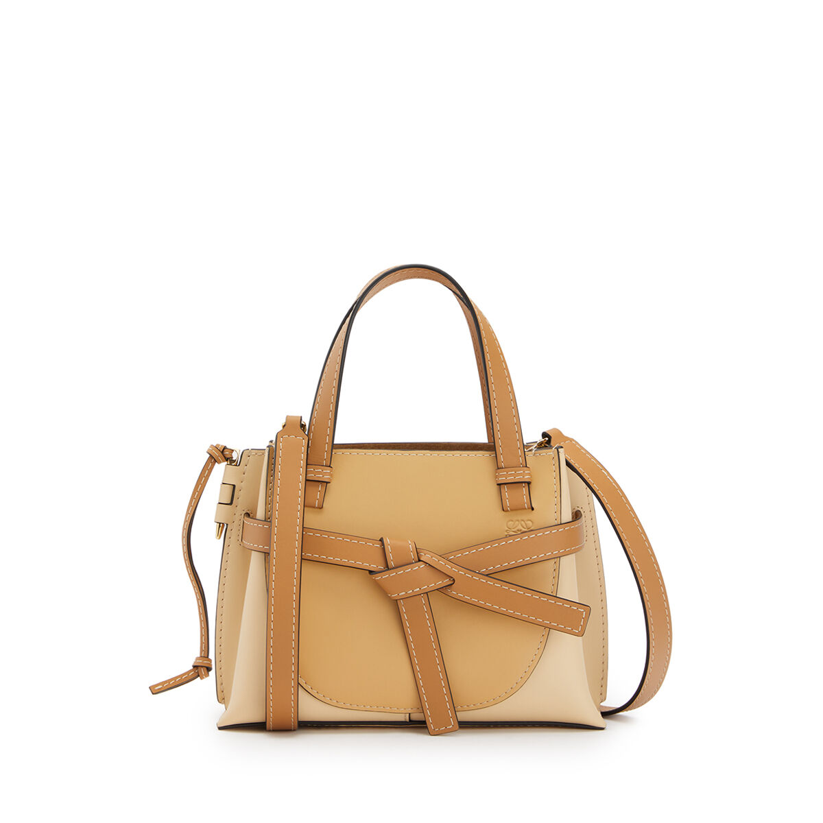 Gate Top Handle Mini Bag Dune/Vanilla LOEWE