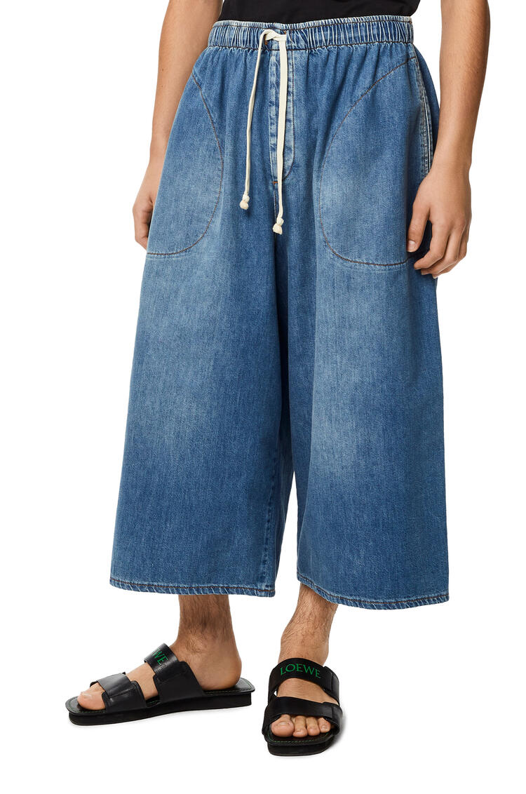 LOEWE Drawstring trousers in denim Jeans Blue pdp_rd