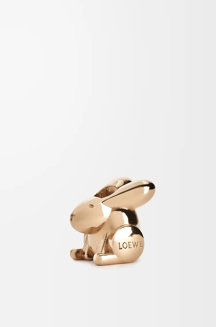 LOEWE Big bunny dice Gold
