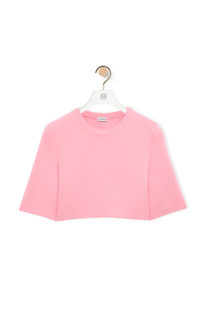 LOEWE Reproportioned top in viscose blend Coral Pink