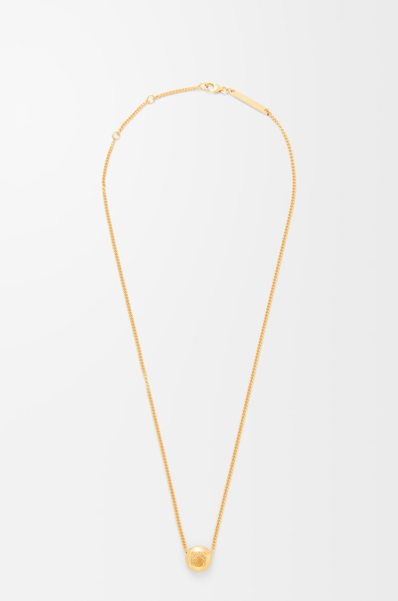 LOEWE ペブル ネックレス（スターリングシルバー） ゴールド