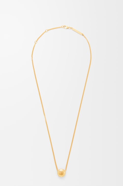 LOEWE 银质 Pebble 项链 金色 plp_rd