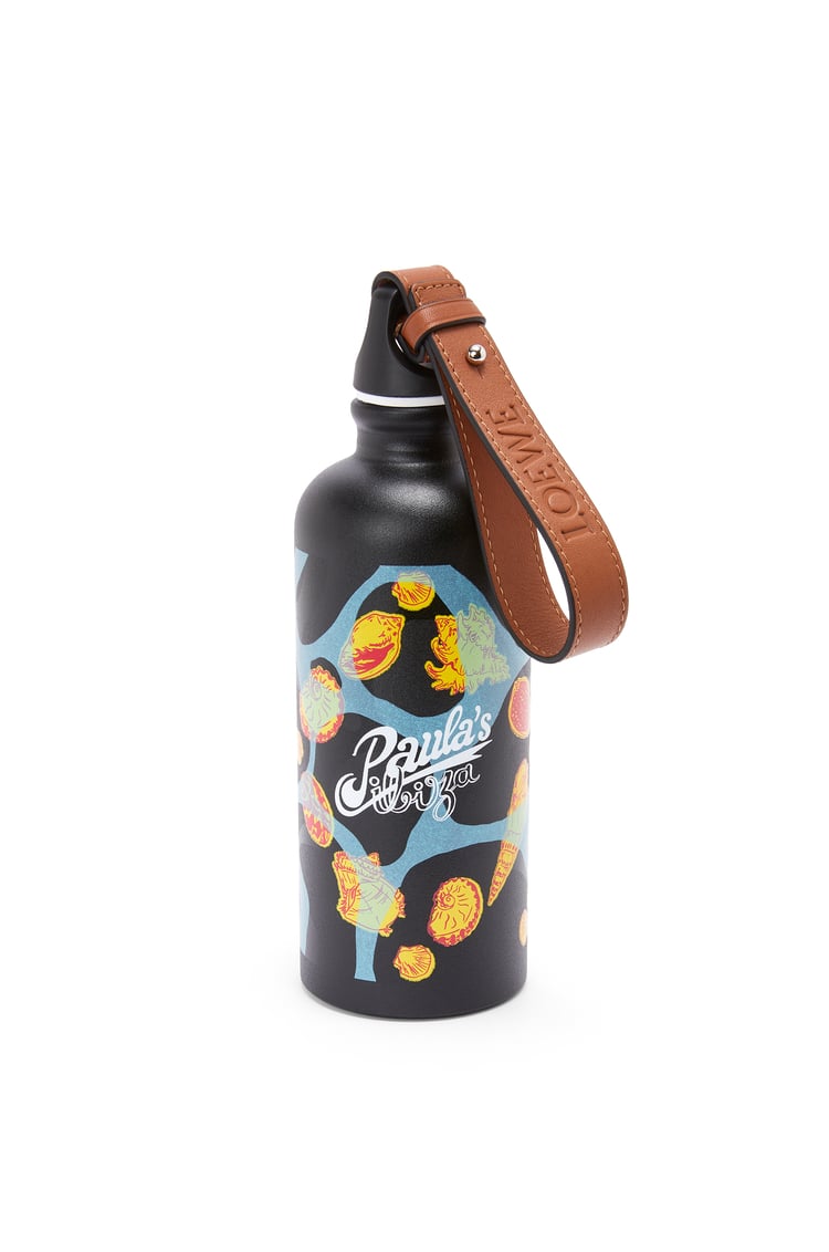 LOEWE BOTTLE In ALUMINIUM/CALF Negro