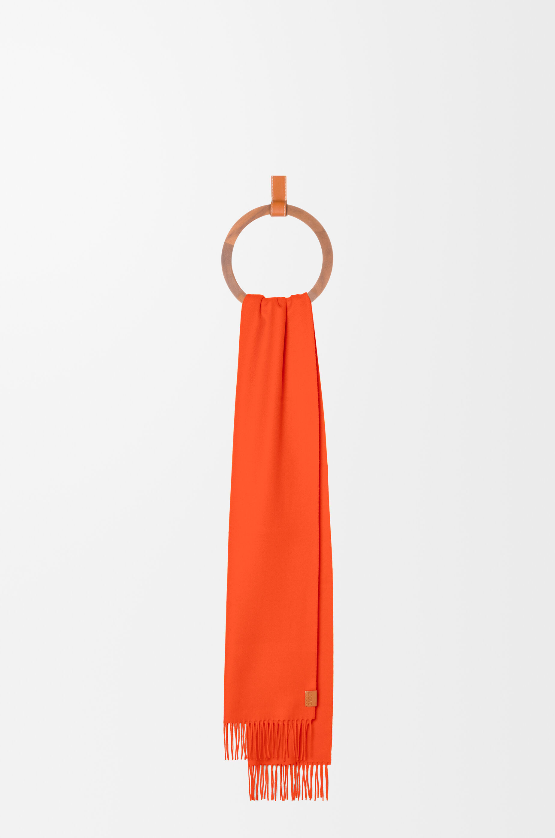 Scarf in cashmere Vivid Orange - LOEWE