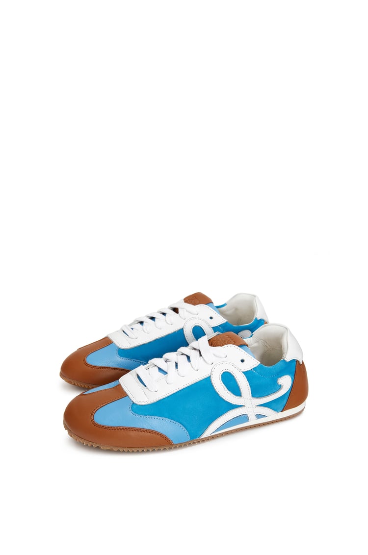 LOEWE BALLET RUNNER Tan/Sky Blue
