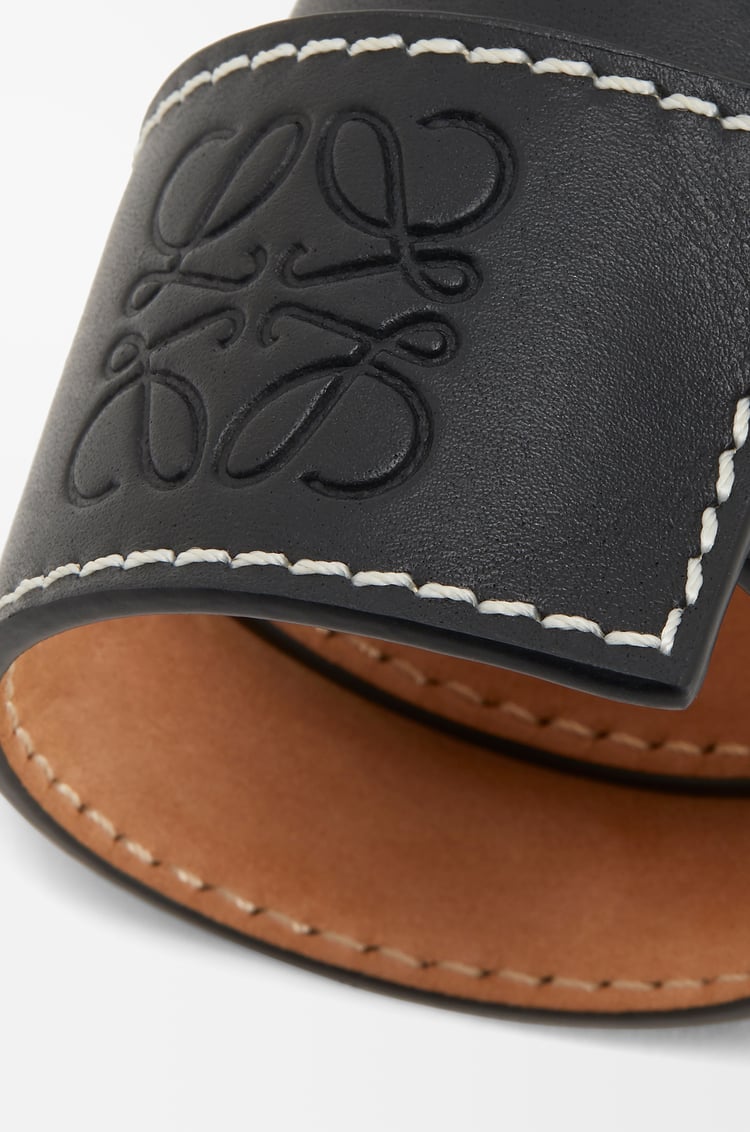 LOEWE Pulsera en piel de ternera Negro