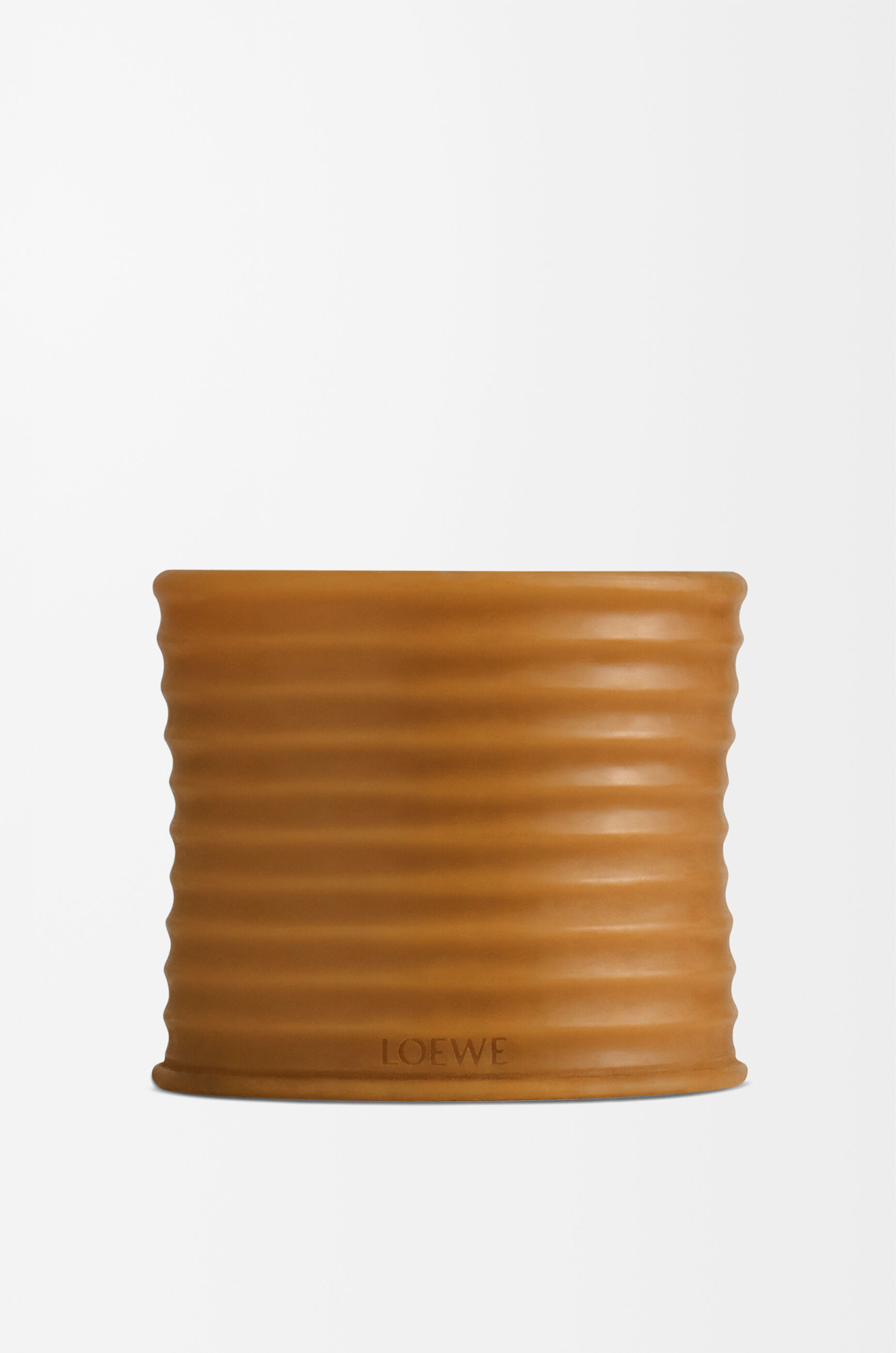 ブロンズ ビーワックス キャンドル ミディアム イエロー - LOEWE