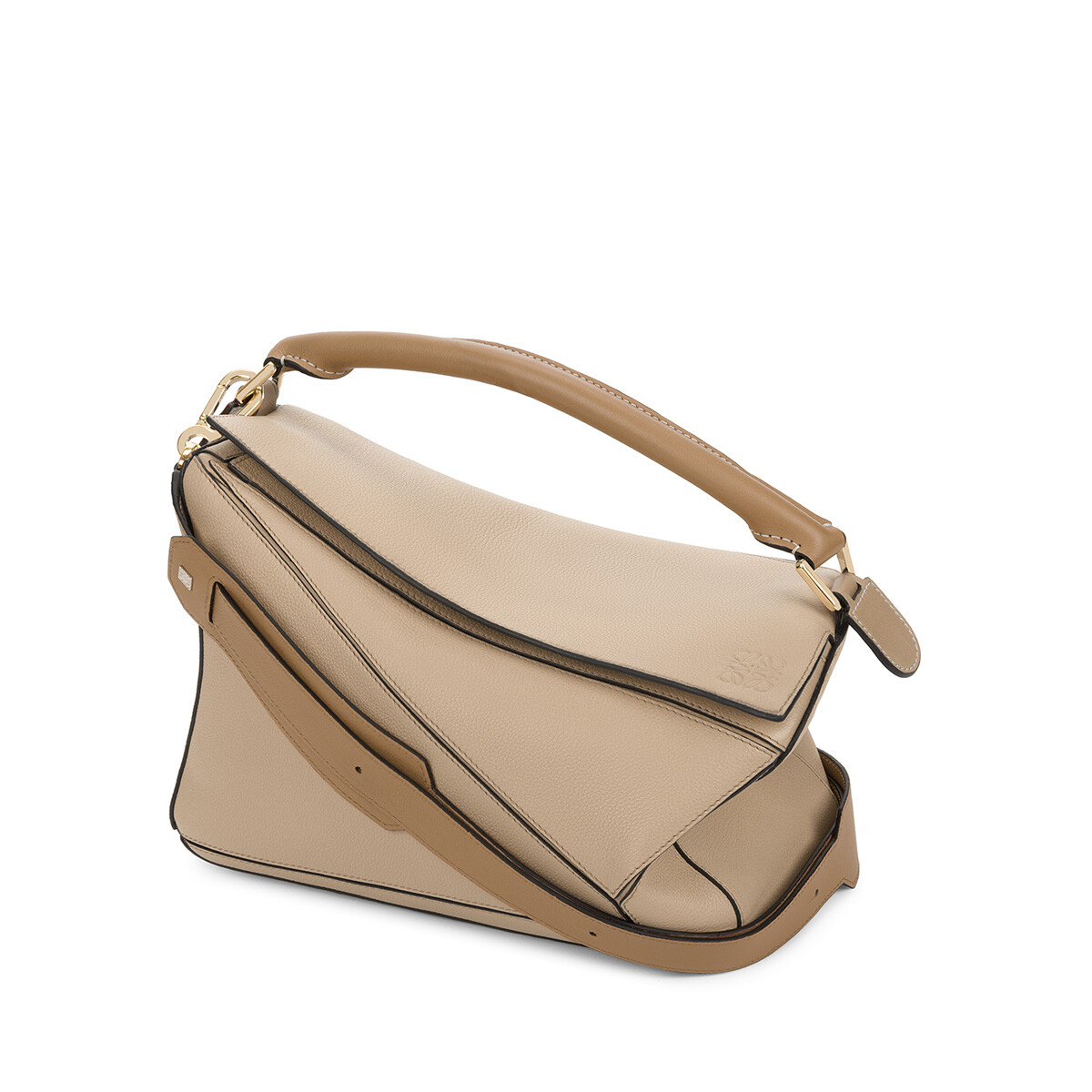 mink coloured shoes and bag