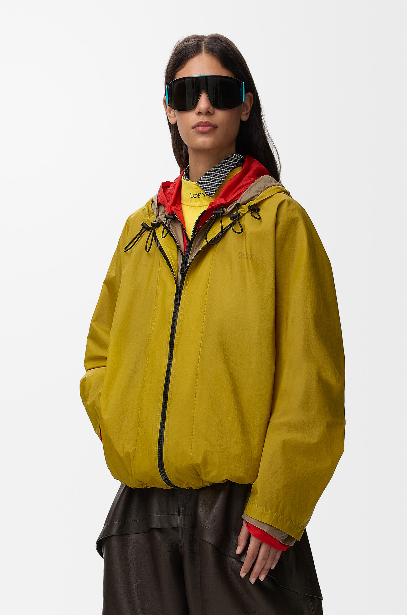 LOEWE Jacket in technical shell Yellow