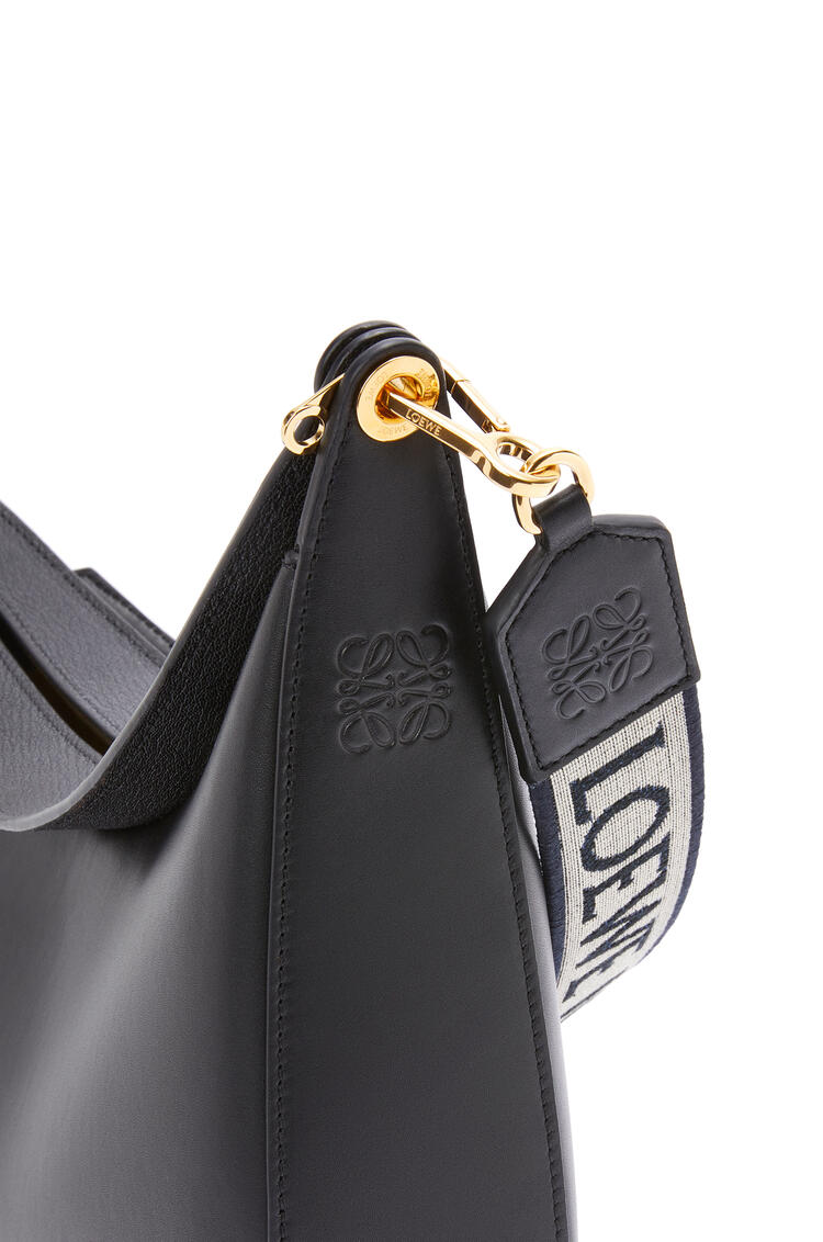 LOEWE LOEWE Luna bag in satin calfskin and jacquard Black pdp_rd