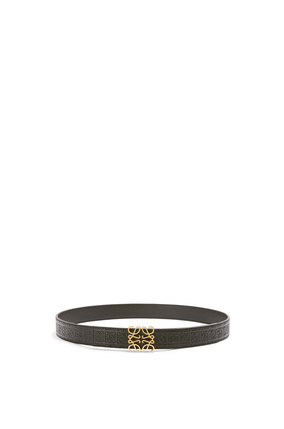 LOEWE Anagram belt in silk calfskin Black/Gold plp_rd