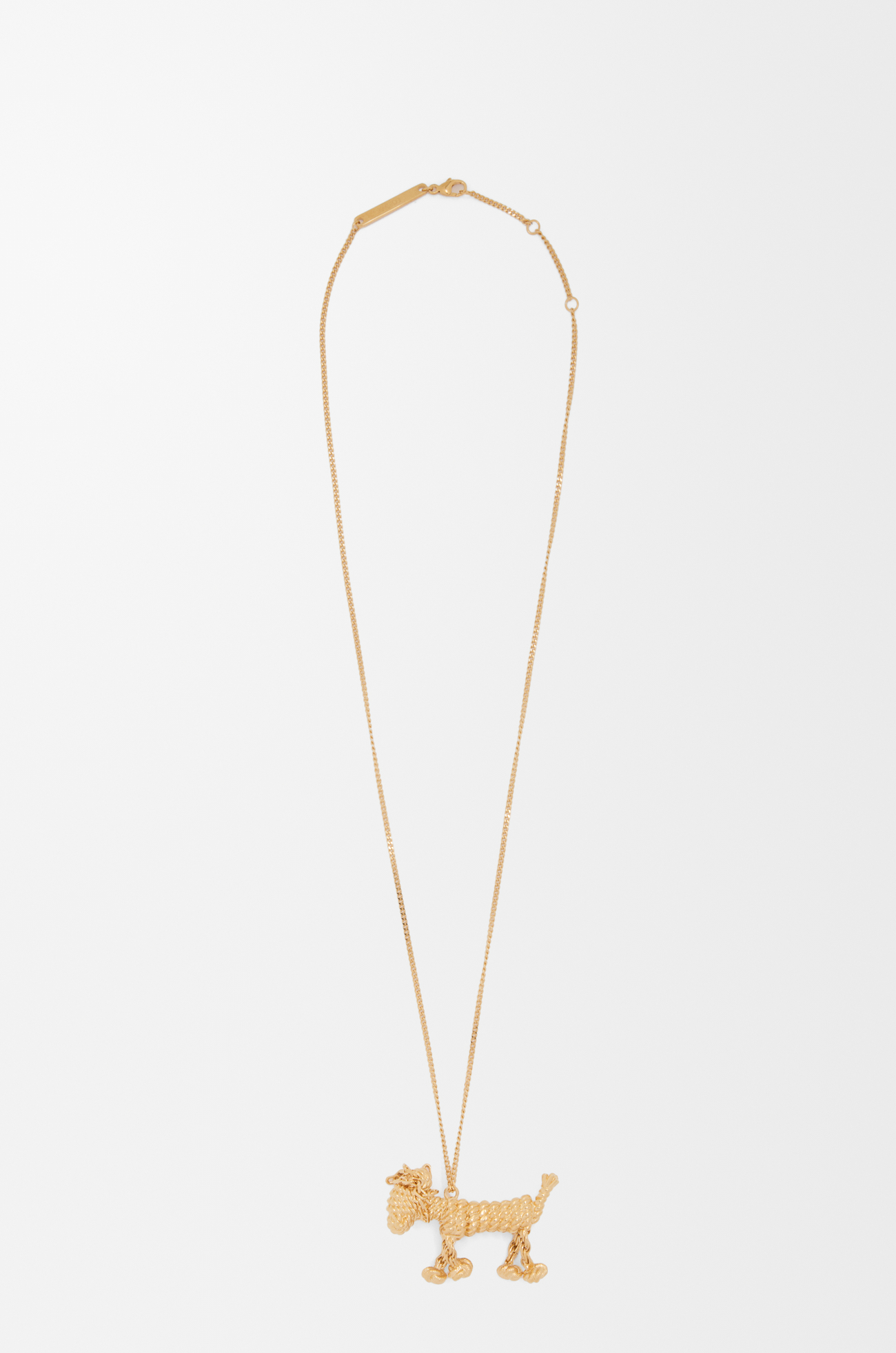 LOEWE Collar Sausage Dog Dorado