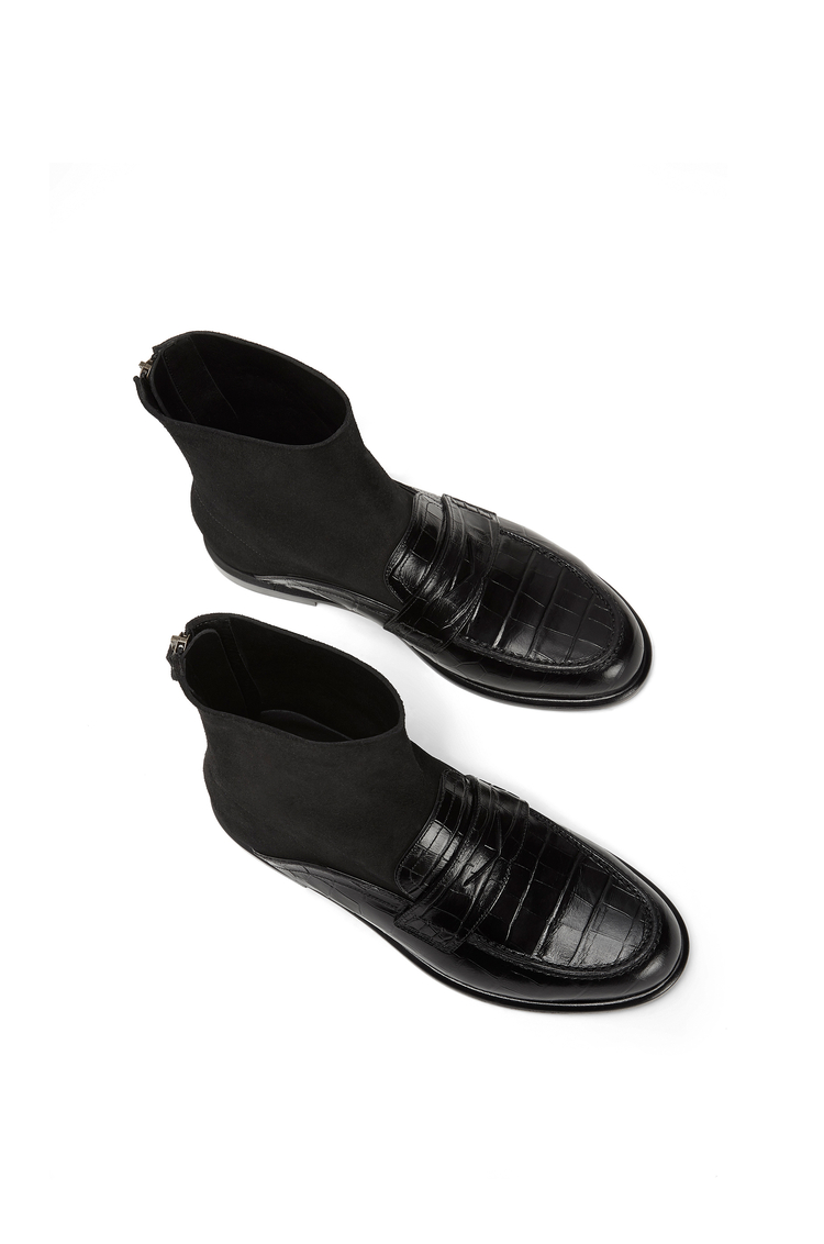 LOEWE SOCK BOOT LOAFER Black