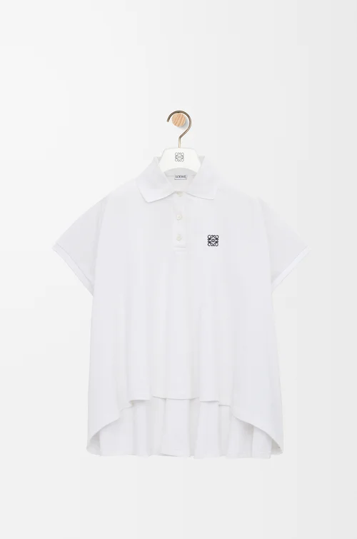 LOEWE Polo in cotton White