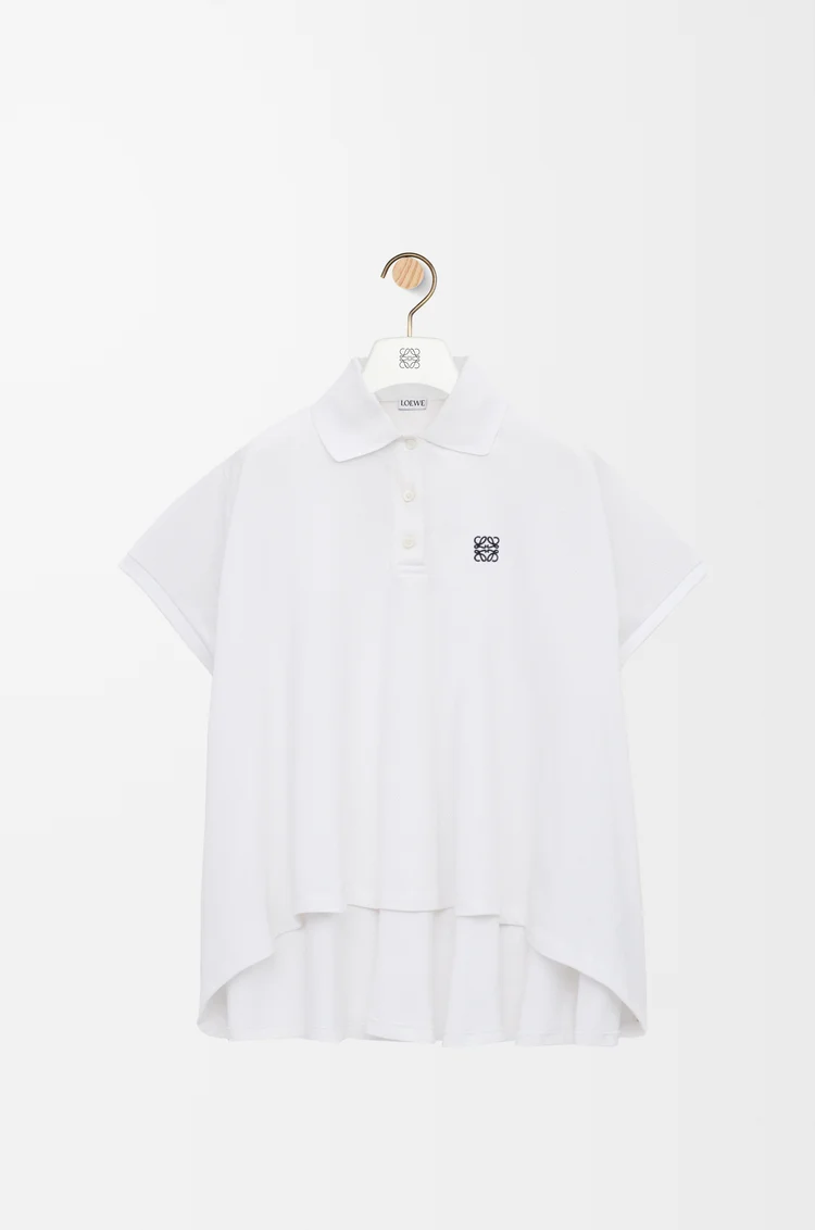 LOEWE Polo in cotton White