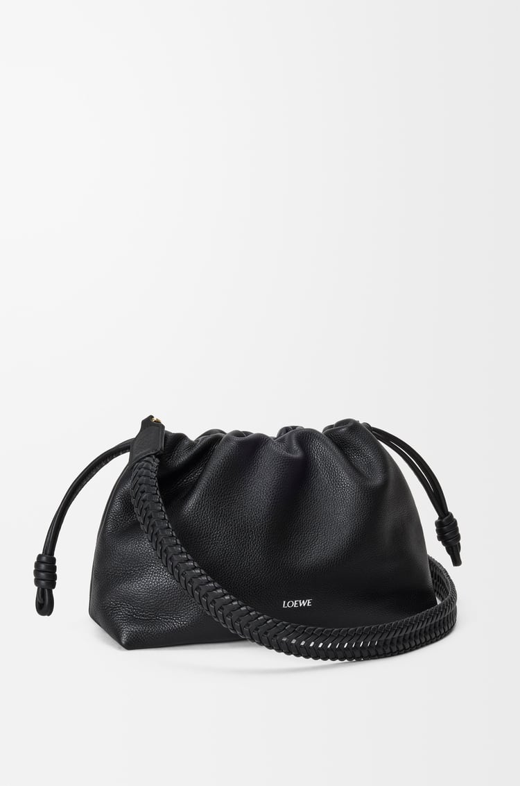 LOEWE Correa tejida en piel de ternera Negro