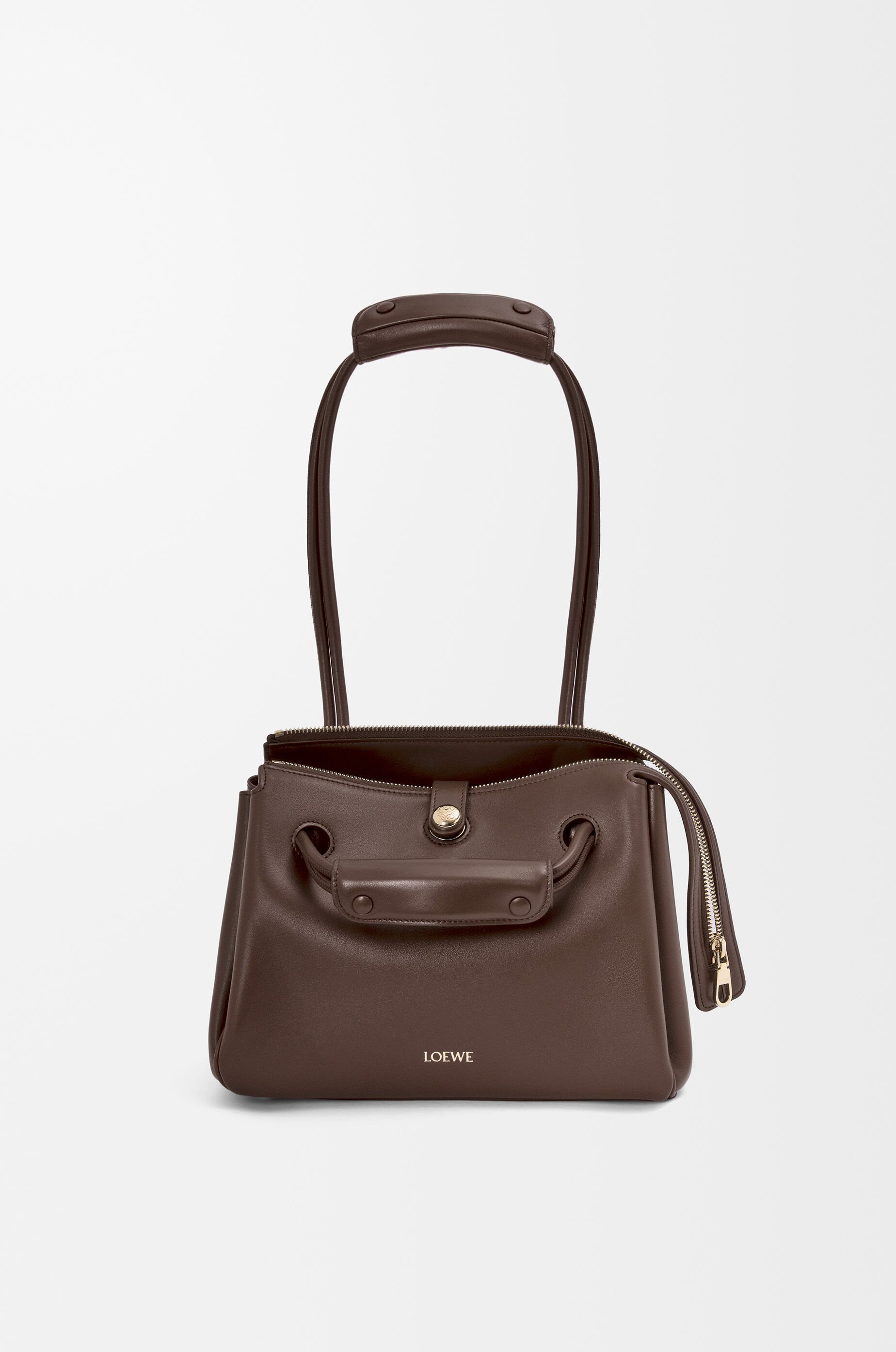 マドリードバッグ スモール（サプルカーフ） ブラウン - LOEWE