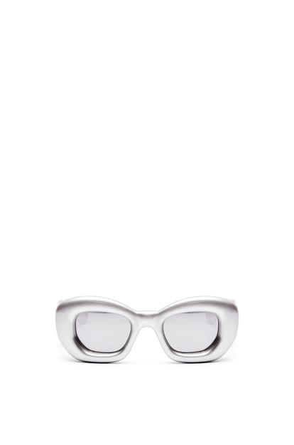 LOEWE Inflated butterfly sunglasses in nylon Silver/Grey plp_rd