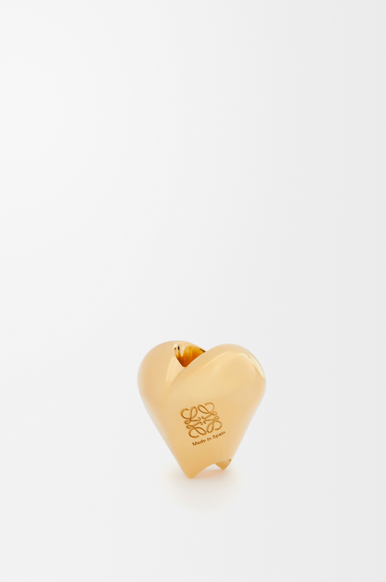 LOEWE Big heart dice Gold