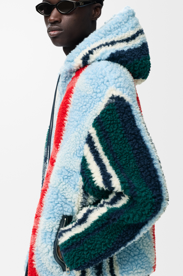 LOEWE Jacket in fleece Multicolor